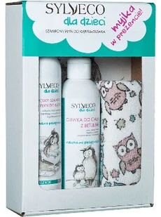 Sylveco promocyjny zestaw dla dzieci kremowy szampon i płyn do kąpieli 300 ml + oliwka do ciała z betuliną 200 ml + myjka do kąpieli GRATIS! - Balsamy i oliwki dla dzieci - miniaturka - grafika 4
