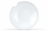 Talerze - Fifty Eight T01.76.01 Mały głęboki talerz z gryzieniem (zestaw 2-częściowy), twarda porcelana, biały T01.76.01 - miniaturka - grafika 1