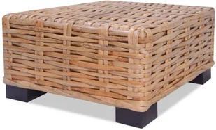 vidaXL Zestaw wypoczynkowy, 31 elementów, naturalny rattan - Komplety wypoczynkowe - miniaturka - grafika 5