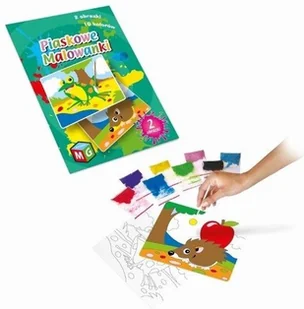 MULTIGRA Multigra, piaskowe Obrazki Żaba i Jeż, zestaw - Zabawki kreatywne - miniaturka - grafika 4