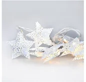Oświetlenie świąteczne - Solight LED Łańcuch świąteczny gwiazdy 1 m 10xLED/2xAA - miniaturka - grafika 1