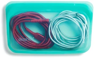 Stasher Wielofunkcyjna saszetka Stasher Snack Bag - aqua STMK02 - Akcesoria turystyczne - miniaturka - grafika 3