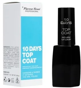 Pierre Rene Professional Innovative Top Coat, preparat nawierzchniowy do paznokci, 11 ml - Utwardzacze do paznokci - miniaturka - grafika 4