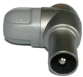 Televes Wtyk antenowy IEC ekranowany kątowy TELEVES 4130 - Złącza, przejściówki, adaptery - miniaturka - grafika 2