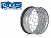 Złącza i kolanka wentylacyjne - Alnor Króciec zakańczający z uszczelką i siatką prosty 150mm ILSNL-150 - miniaturka - grafika 1