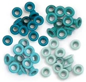 Scrapbooking - We R Memory Keepers eyelets we R Memory Keepers Aqua 41577-0 - miniaturka - grafika 1