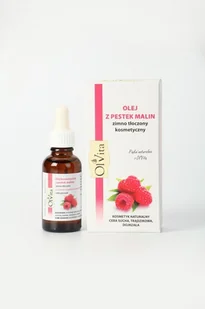 OL'VITA Olej Z Pestek Malin Zimno tłoczony Kosmetyczny 30ml - OL'VITA 4549 - Olejki do ciała i włosów - miniaturka - grafika 3
