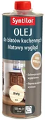 Farby i impregnaty do drewna - Syntilor Olej do blatów kuchennych 0.5 l biały - miniaturka - grafika 1