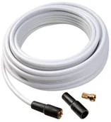 Kable - Vivanco SAT Przewód telewizyjny zestaw 10 m wtyczka w zestawie: 1 °F, biały 10m biały 10/1010 - miniaturka - grafika 1