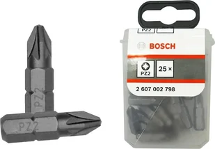 BOSCH Bit Końcówka PZ2 Extra Hard 25 Sztuk Paczka - Akcesoria do urządzeń ogrodniczych - miniaturka - grafika 2