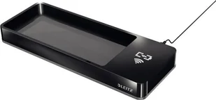 Leitz , bezprzewodowe Induktions-Smartphone-ładowarka Qi i kwadratowego miska, Perłowy Biały/szary, WOW, czarny/antracytowy 53650095 - Ładowarki do telefonów - miniaturka - grafika 3