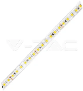 v-tac Taśma LED V-TAC SMD2835 1200LED 24V IP65 2xPCB RĘKAW 10mb 7,2W/m 120LED/m VT-2835 3000K 600lm - Taśmy LED - miniaturka - grafika 2