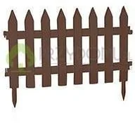 Pozostałe ozdoby ogrodowe - Prosperplast Płotek GARDEN CLASSIC 3,2m brązowy - miniaturka - grafika 1