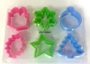 PLASTIKOWE FOREMKI wykrawacze CIASTEK- 6 szt- - Formy do ciast - miniaturka - grafika 4