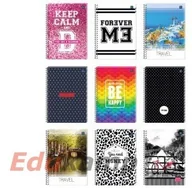 Szkolne artykuły papiernicze - Inter-druk Kołonotes A4 100k. mix linia ZF23INT - miniaturka - grafika 1