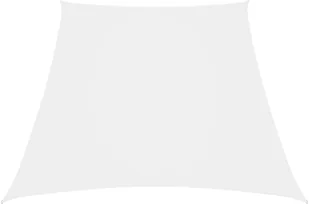 vidaXL Trapezowy żagiel ogrodowy, tkanina Oxford, 3/4x3 m, biały 135297 - Parasole ogrodowe - miniaturka - grafika 2