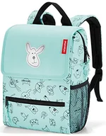 Plecaki - Reisenthel reisenthel Plecak dziecięcy Backpack Kids 21 x 28 x 12 cm/5 l, Cats And Dogs Mint (wielokolorowa) - IE4062 IE4062 - miniaturka - grafika 1