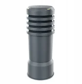 Kominki wentylacyjne - Nasada kominowa okrągła Flatline Basic Grafitowa - miniaturka - grafika 1