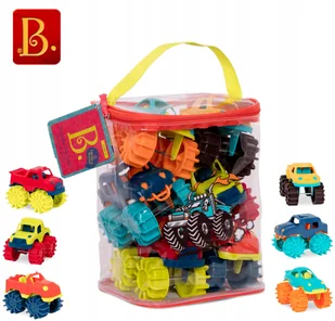 B.Toys Monster Trucks 6 pojazdów zestaw w torbie - Zabawki do piasku - miniaturka - grafika 5