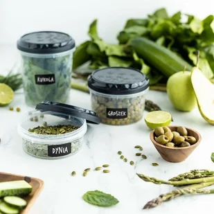 Branq DOSTAWCA Komplet 3 Pojemników Rukkola Twist 1115 Z Tablicą BRA000237 - Pojemniki kuchenne - miniaturka - grafika 8