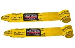 Masters FIGHT EQUIPMENT Fight Equipment, Taśmy bokserskie BBE-4-Neon, żółte - Pozostałe akcesoria do sportów walki - miniaturka - grafika 2