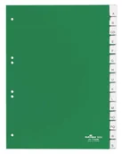 Przekładki do segregatorów - DURABLE Przekładki do segregatora A4 15 stron zielone 6222-05 - miniaturka - grafika 1