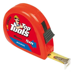 Topex Miara zwijana stalowa 5m x 16mm 27C235 - Poziomice, łaty, miary - miniaturka - grafika 2