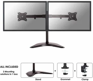 NewStar Uchwyt biurkowy na płaski ekran NeoMounts 10-27" NM-D335DBLACK - Uchwyty do monitorów - miniaturka - grafika 2
