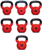 Kettlebell - THORN+FIT Zestaw Odważników Kettlebell Gumowanych 6 8 10 12 16 20 24 Kg THORN+FIT - miniaturka - grafika 1