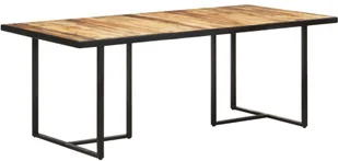 VidaXL Lumarko Stół jadalniany, 200 cm, surowe drewno mango 320697 VidaXL - Stoły - miniaturka - grafika 9