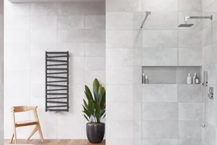 Excellent Grzejnik lazienkowy Italic 131 szary metalik GREX.IT131.GR - Grzejniki łazienkowe - miniaturka - grafika 2