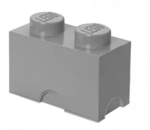 Lego 40021740 Pojemnik Pudełko Klocek Szary 2X1 - Pojemniki na zabawki - miniaturka - grafika 2