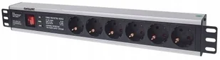 Intellinet Listwa zasilająca rack 19 1.5U 250V/16A 6x Schuko3 m włącznik 713962 - Listwy zasilające - miniaturka - grafika 3