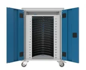 Akcesoria do tabletów i e-booków - Malow Energooszczędny wózek na kółkach z ładowaniem - 32 tablety + 1 laptop WNT 33 G - miniaturka - grafika 1