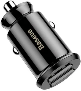 Baseus Baseus Grain ładowarka samochodowa 2x USB 5V 3.1A black (CCALL-ML01) - Ładowarki samochodowe - miniaturka - grafika 6