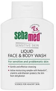 Sebamed Sensitive Skin Liquid Face & Body Wash emulsja do mycia twarzy i ciała 300ml - Kosmetyki do mycia twarzy - miniaturka - grafika 2