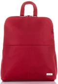 Plecaki - SKÓRZANY PLECAK DAMSKI PAOLO PERUZZI B-15-RD - miniaturka - grafika 1