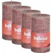 Świece - Bolsius Świeca rustykalna Shine 30H 10CM 4szt ZAMSZOWY BRĄZ BOLSIUS2818 - miniaturka - grafika 1