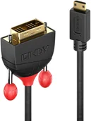 Kable - Lindy 36283 Kabel mini HDMI DVI-D Single Link Black Line 3m LY-36283 - miniaturka - grafika 1