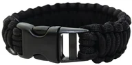 Survival - akcesoria - BCB Bransoletka Paracord 9 cali Black (CM073B) - miniaturka - grafika 1