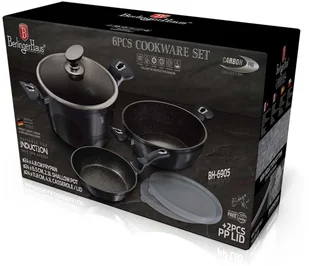 Berlinger Haus Lumarko Berlingerhaus Bh-6905 Carbon Pro BH-6905 Kinghoff - Zestawy garnków i patelni - miniaturka - grafika 7