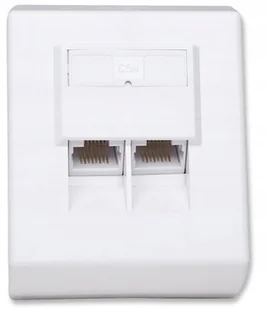 Intellinet Gniazdo natynkowe 2xRJ45 Cat. 5e LUX - Gniazdka elektryczne - miniaturka - grafika 3