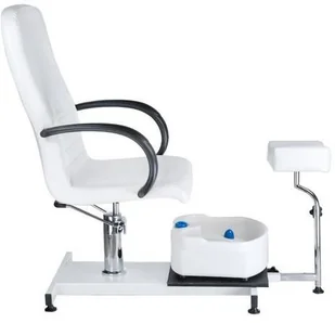 Beauty System Fotel do pedicure z masażerem stóp BW-100 white BW-100/WHITE - Fotele kosmetyczne - miniaturka - grafika 7