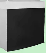 Pawilony ogrodowe - Expodom Ściana boczna 2m, Czarny - miniaturka - grafika 1
