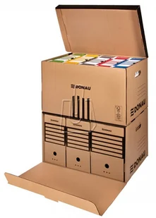 Donau Pudło archiw. zbior - brązowe 7665301FSC-02 - Pudła i kartony archiwizacyjne - miniaturka - grafika 3