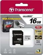 Karty pamięci - Transcend High Endurance MicroSDHC 16GB U1 TS16GUSDHC10V TS16GUSDHC10V - miniaturka - grafika 1