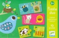 Djeco Puzzle duo Zwierzątka - Puzzle - miniaturka - grafika 2