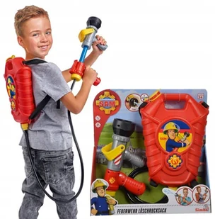 Simba Strażak Sam Gaśnica na wodę Zbiornik Psikawka z regulacją strumienia wody - wysyłka/odbiór osobisty w ciągu 24h 9250916 - Zabawy w naśladowanie dorosłych - miniaturka - grafika 2
