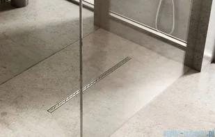 Schedpol Schedline odpływ liniowy z maskownicą slight stamp 100x3,5cm SOLSP-100035 | - Syfony - miniaturka - grafika 4