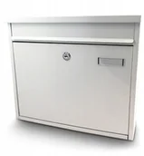 Skrzynki na listy - Skrzynka pocztowa na listy naścienna (biały) - miniaturka - grafika 1